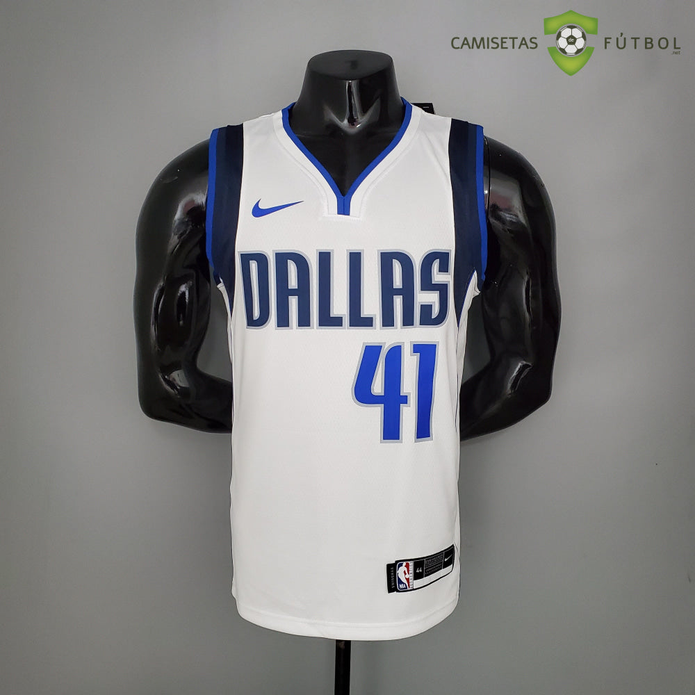 Camiseta Dallas Mavericks 21-22 - Dirk Nowitzki 41 Blanco Nba