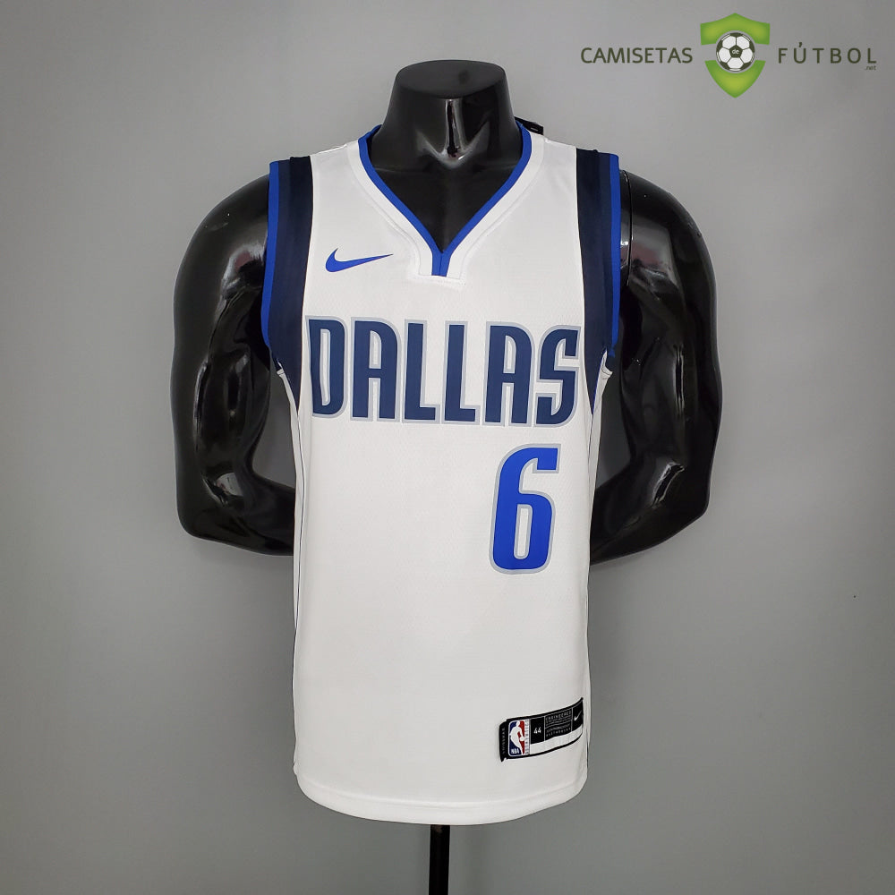 Camiseta Dallas Mavericks 21-22 - Kristaps Porzingis 6 Blanco Nba
