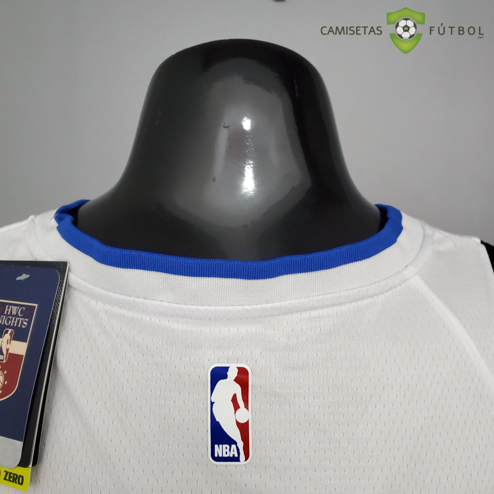 Camiseta Dallas Mavericks 21-22 - Kristaps Porzingis 6 Blanco Nba