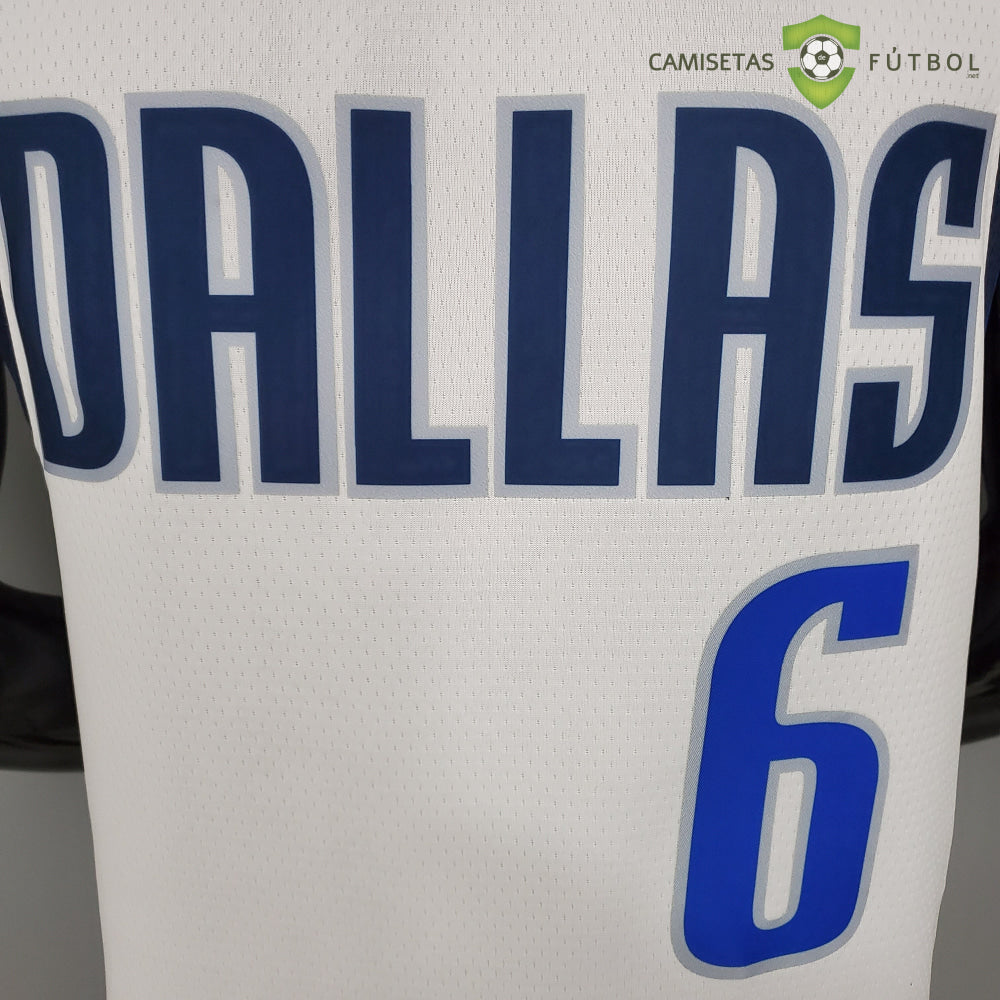 Camiseta Dallas Mavericks 21-22 - Kristaps Porzingis 6 Blanco Nba
