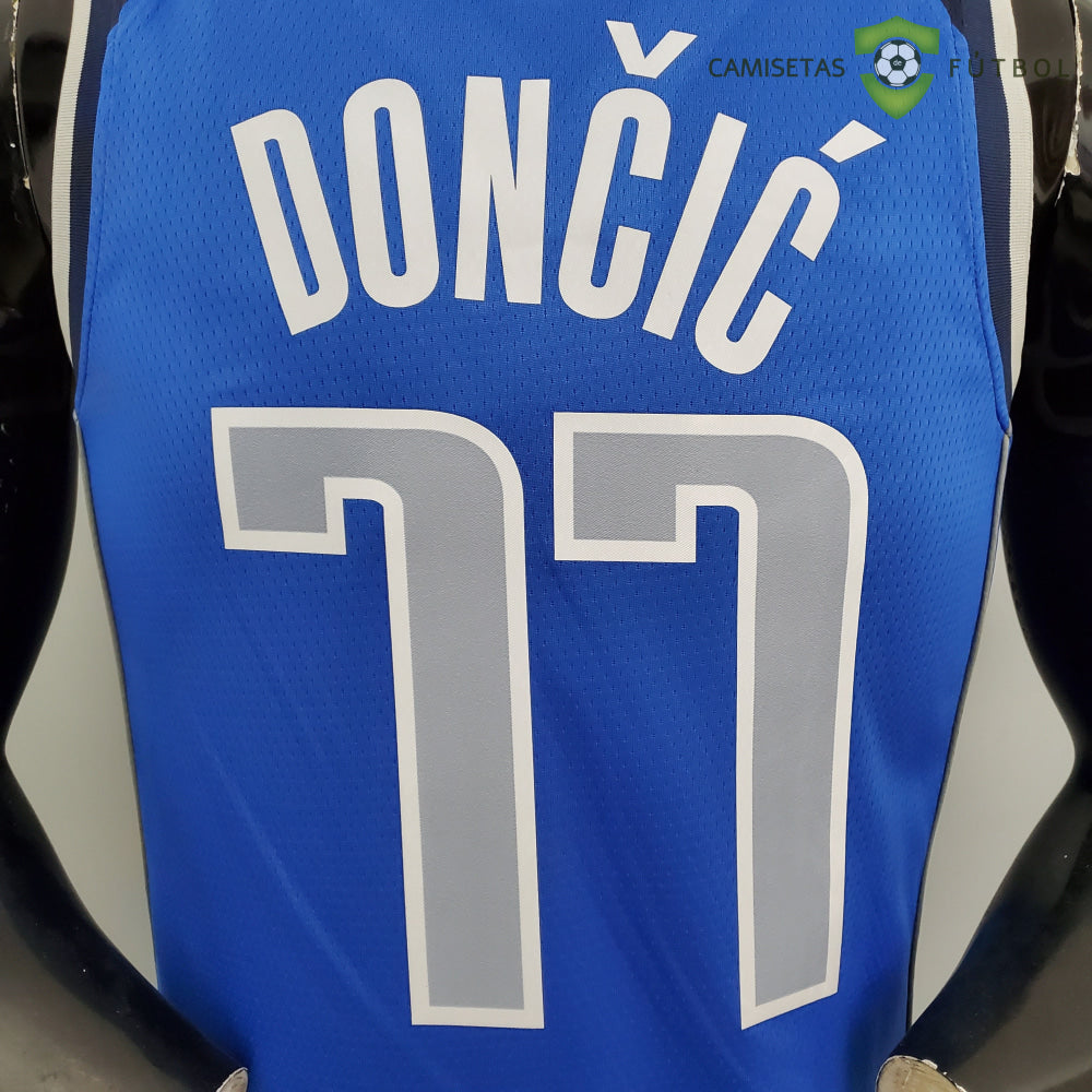 Camiseta Dallas Mavericks 21-22 - Luka Doncic 77 Azul Nba