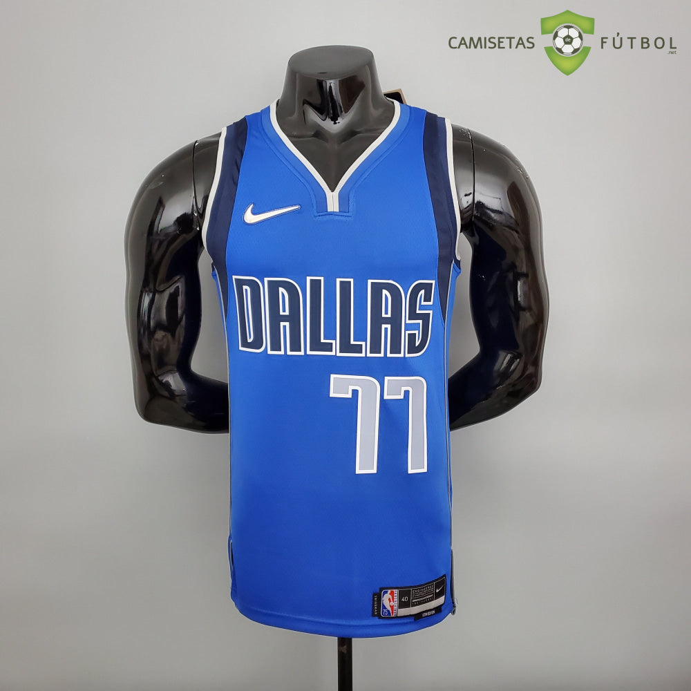 Camiseta Dallas Mavericks 21-22 - Luka Doncic 77 Azul Nba