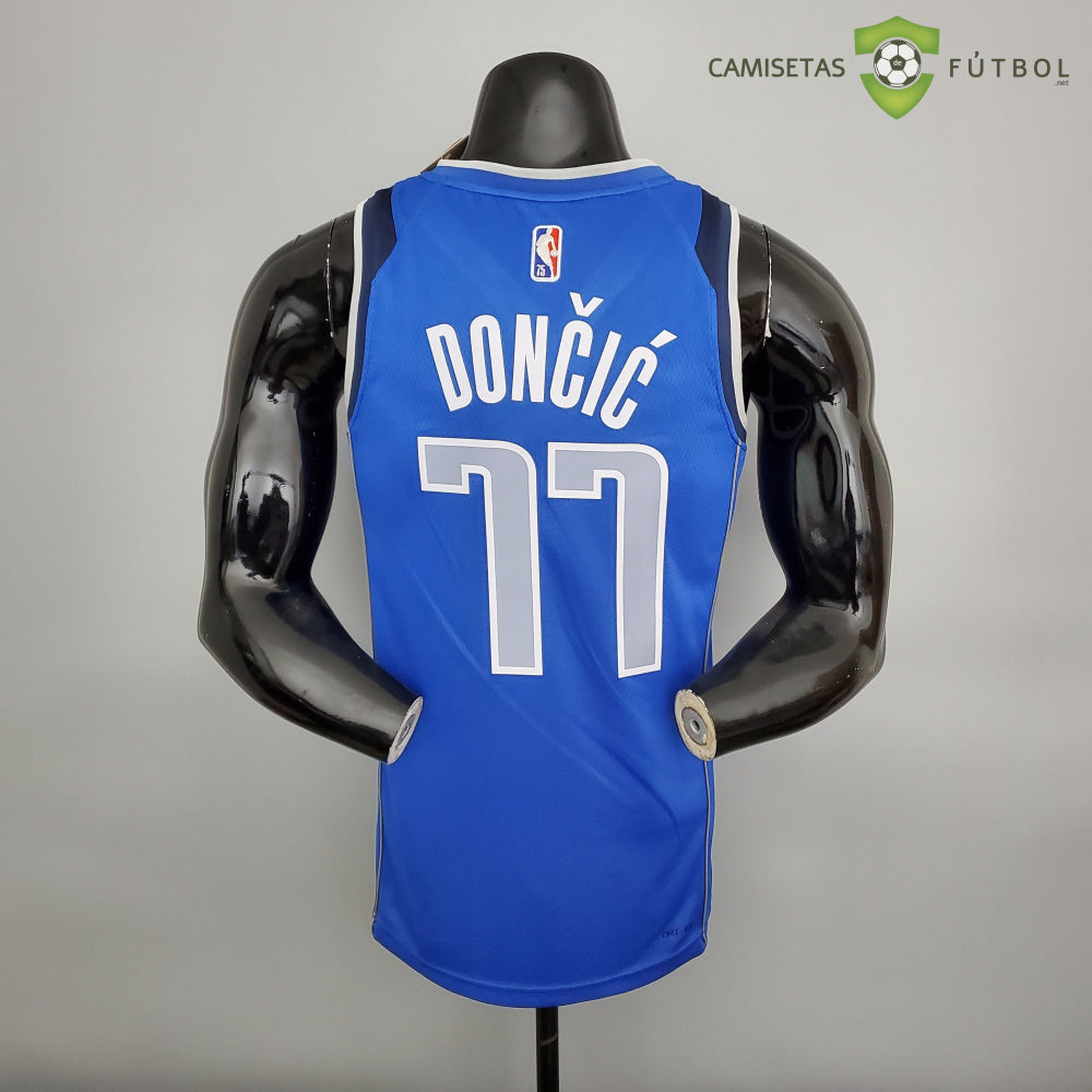 Camiseta Dallas Mavericks 21-22 - Luka Doncic 77 Azul Nba