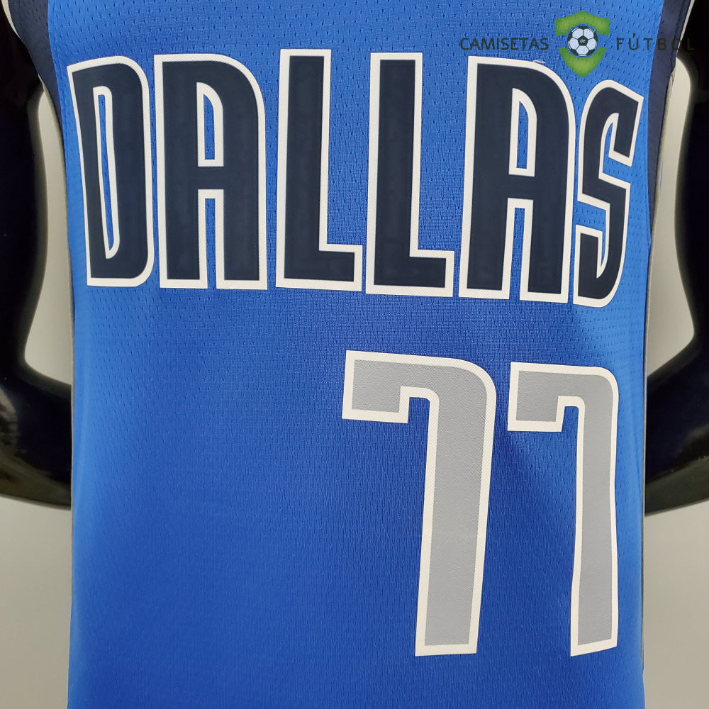 Camiseta Dallas Mavericks 21-22 - Luka Doncic 77 Azul Nba