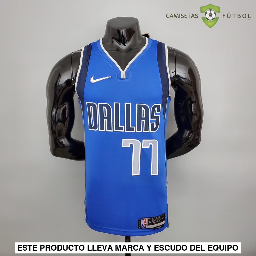 Camiseta Dallas Mavericks 21-22 - Luka Doncic 77 Azul Nba