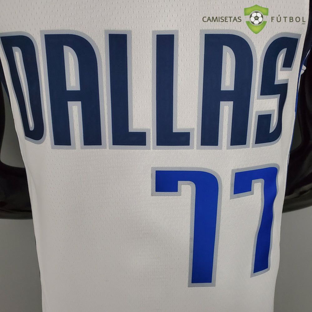 Camiseta Dallas Mavericks 21-22 - Luka Doncic 77 Blanco Nba