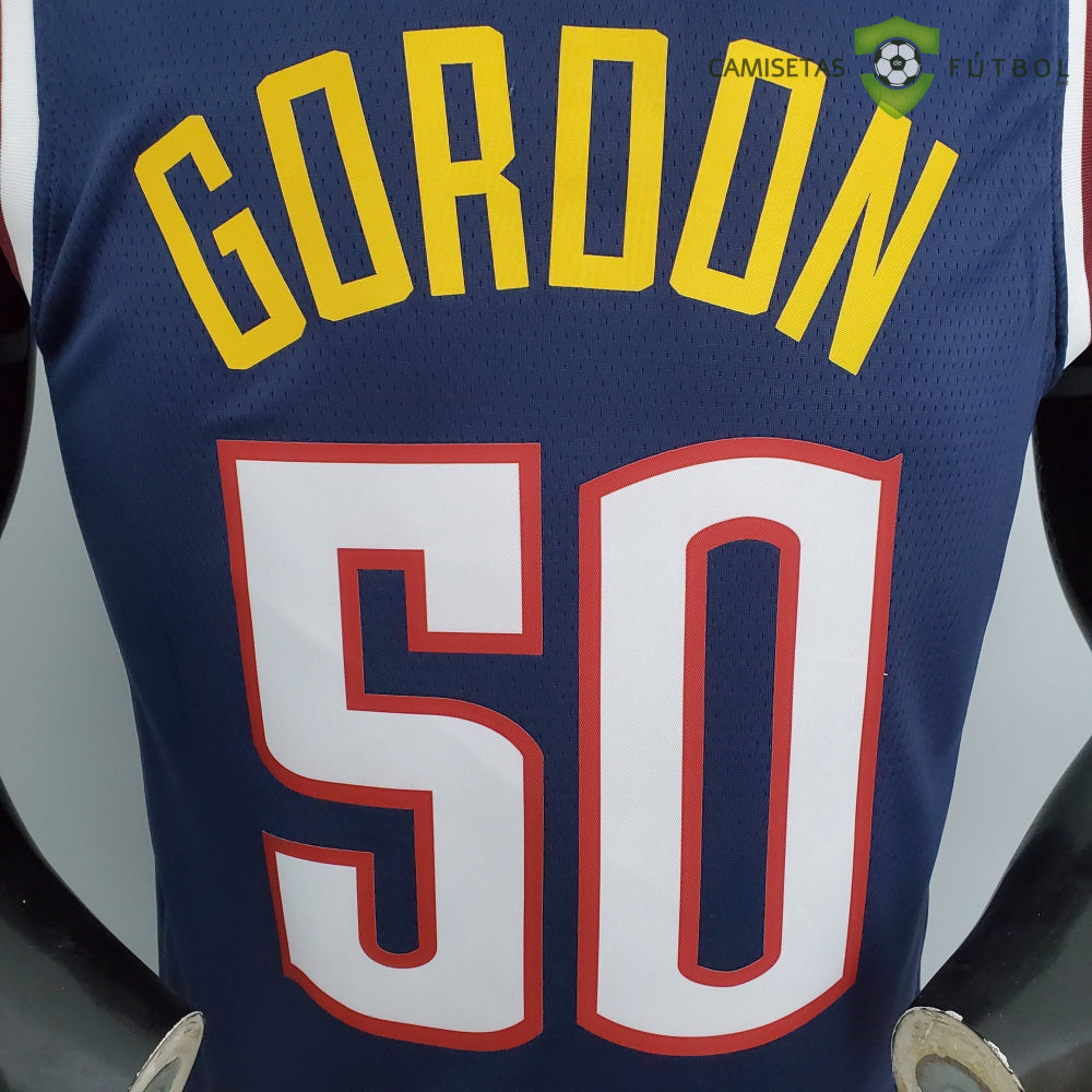 Camiseta Denver Nuggets 21-22 - Aaron Gordon 50 Azul Marino Nba