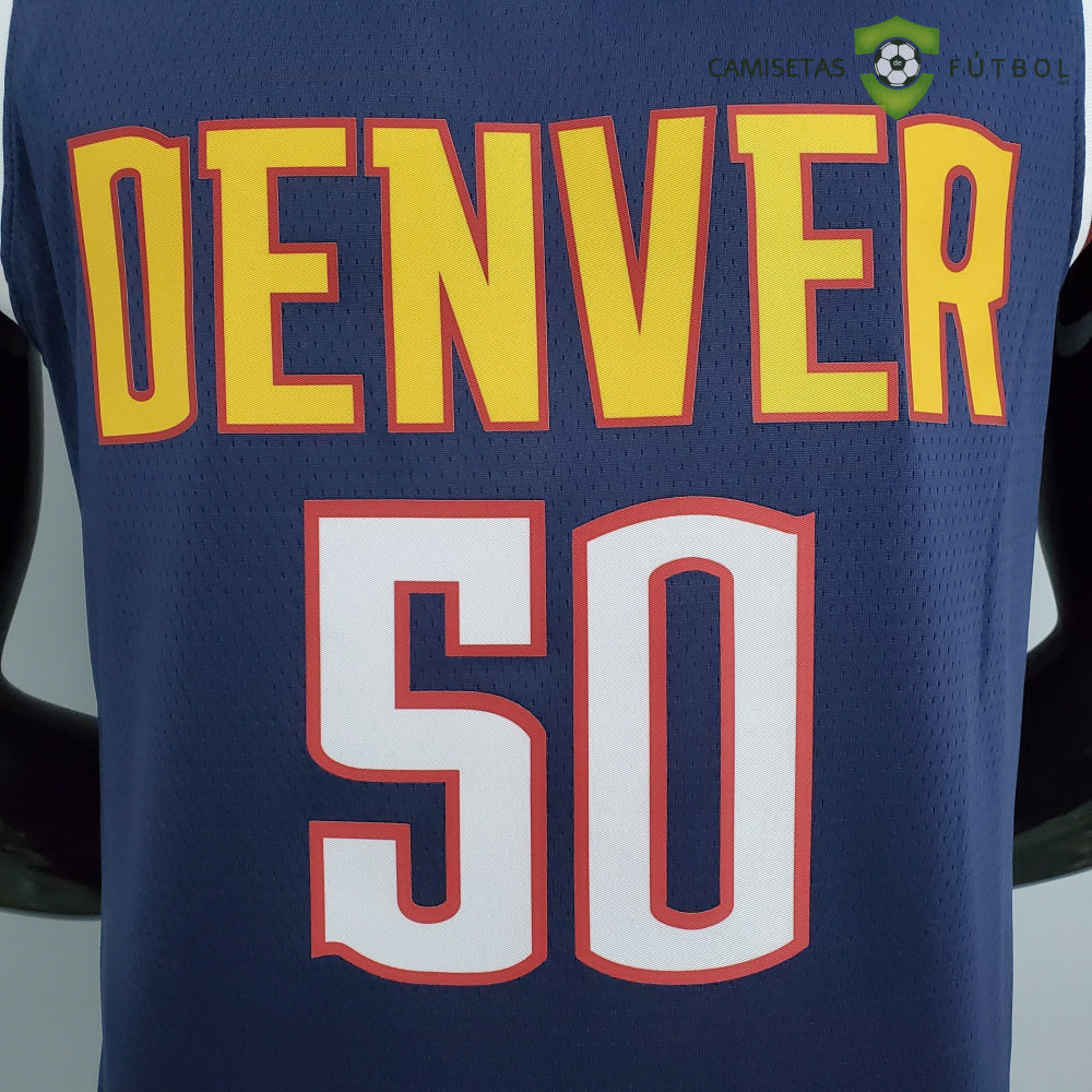 Camiseta Denver Nuggets 21-22 - Aaron Gordon 50 Azul Marino Nba