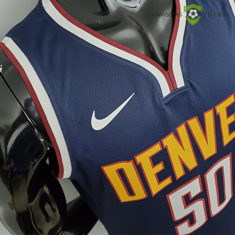 Camiseta Denver Nuggets 21-22 - Aaron Gordon 50 Azul Marino Nba
