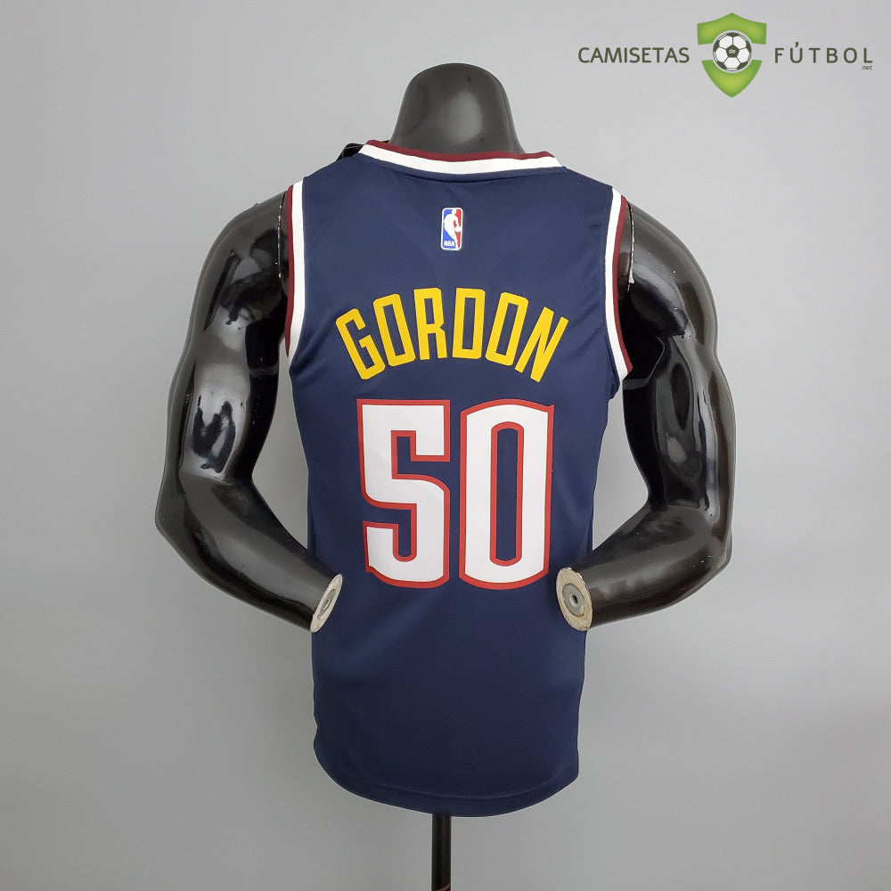 Camiseta Denver Nuggets 21-22 - Aaron Gordon 50 Azul Marino Nba