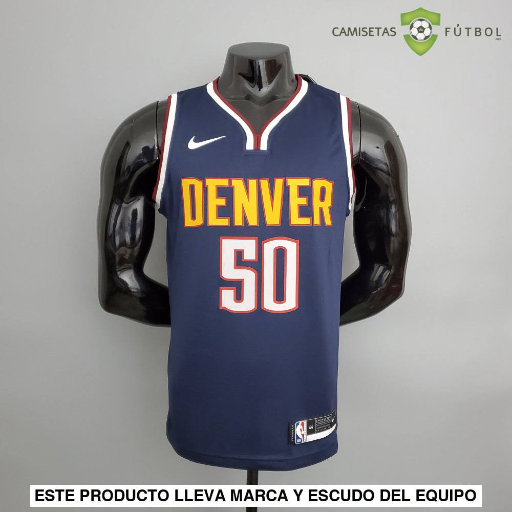 Camiseta Denver Nuggets 21-22 - Aaron Gordon 50 Azul Marino Nba