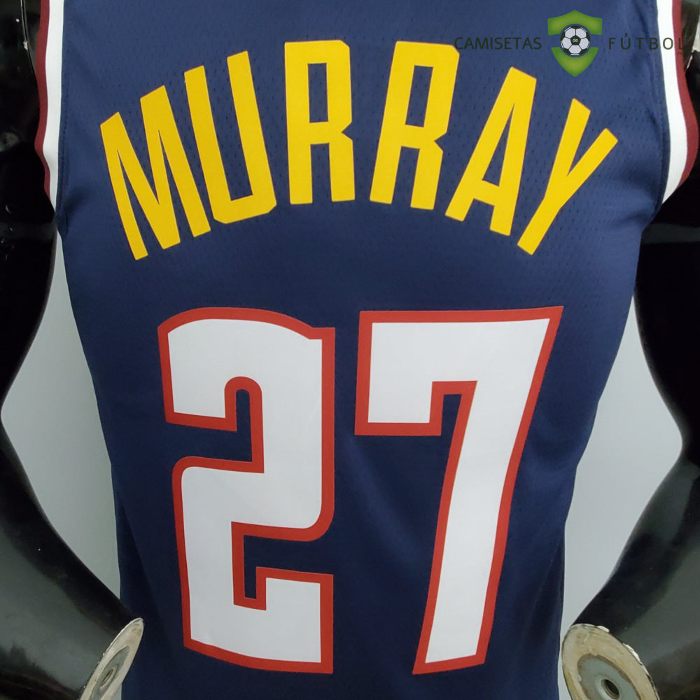 Camiseta Denver Nuggets 21-22 - Jamal Murray 27 Azul Marino Nba
