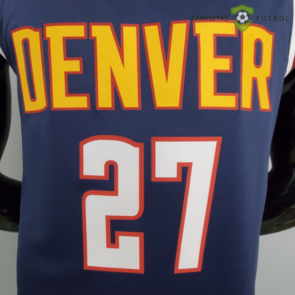 Camiseta Denver Nuggets 21-22 - Jamal Murray 27 Azul Marino Nba