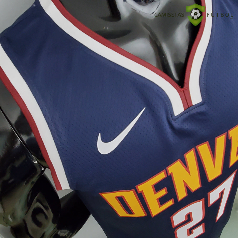 Camiseta Denver Nuggets 21-22 - Jamal Murray 27 Azul Marino Nba
