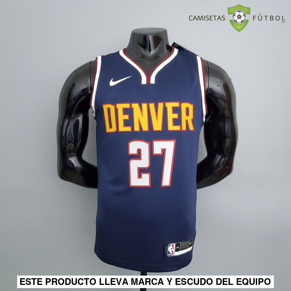 Camiseta Denver Nuggets 21-22 - Jamal Murray 27 Azul Marino Nba