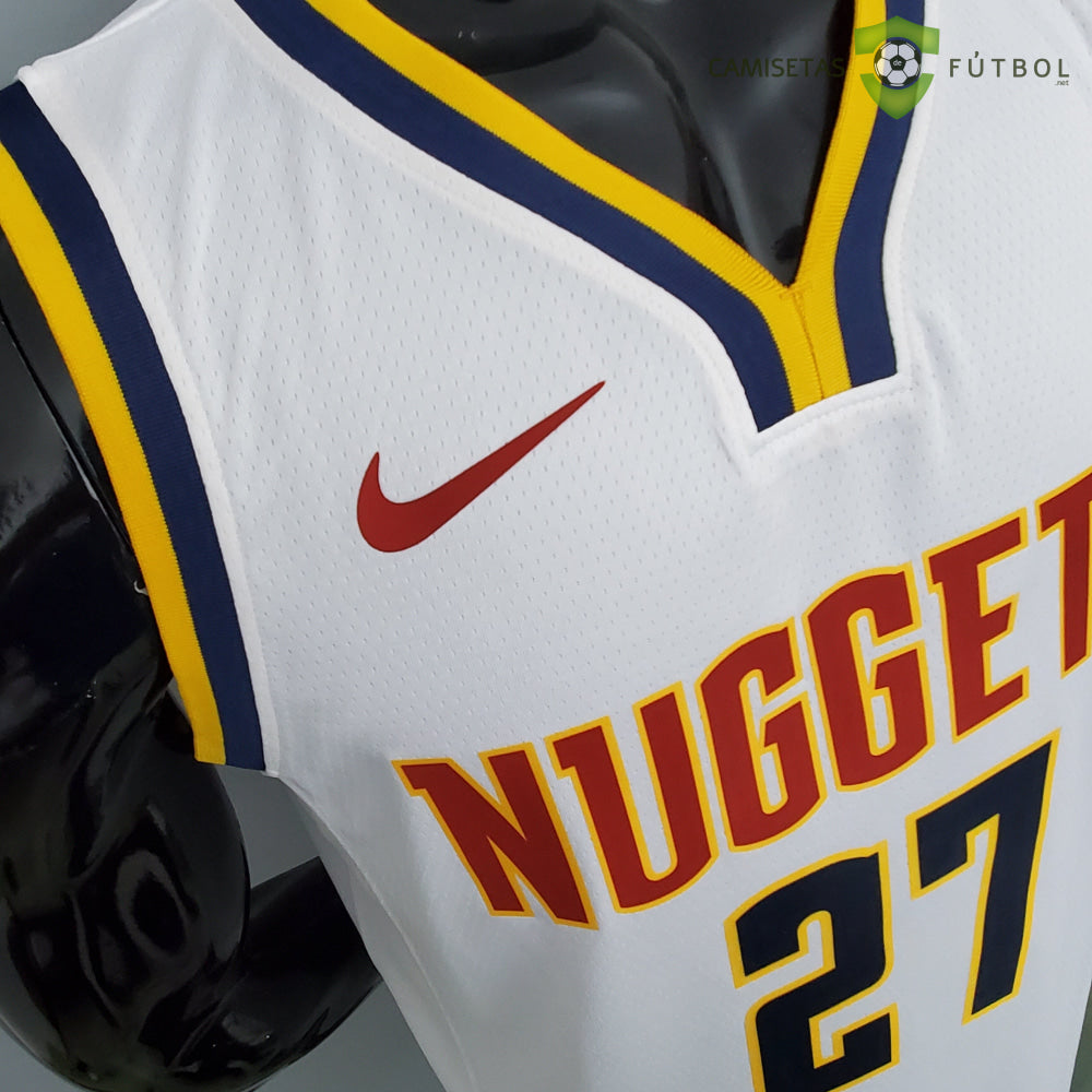 Camiseta Denver Nuggets 21-22 - Jamal Murray 27 Blanco Nba