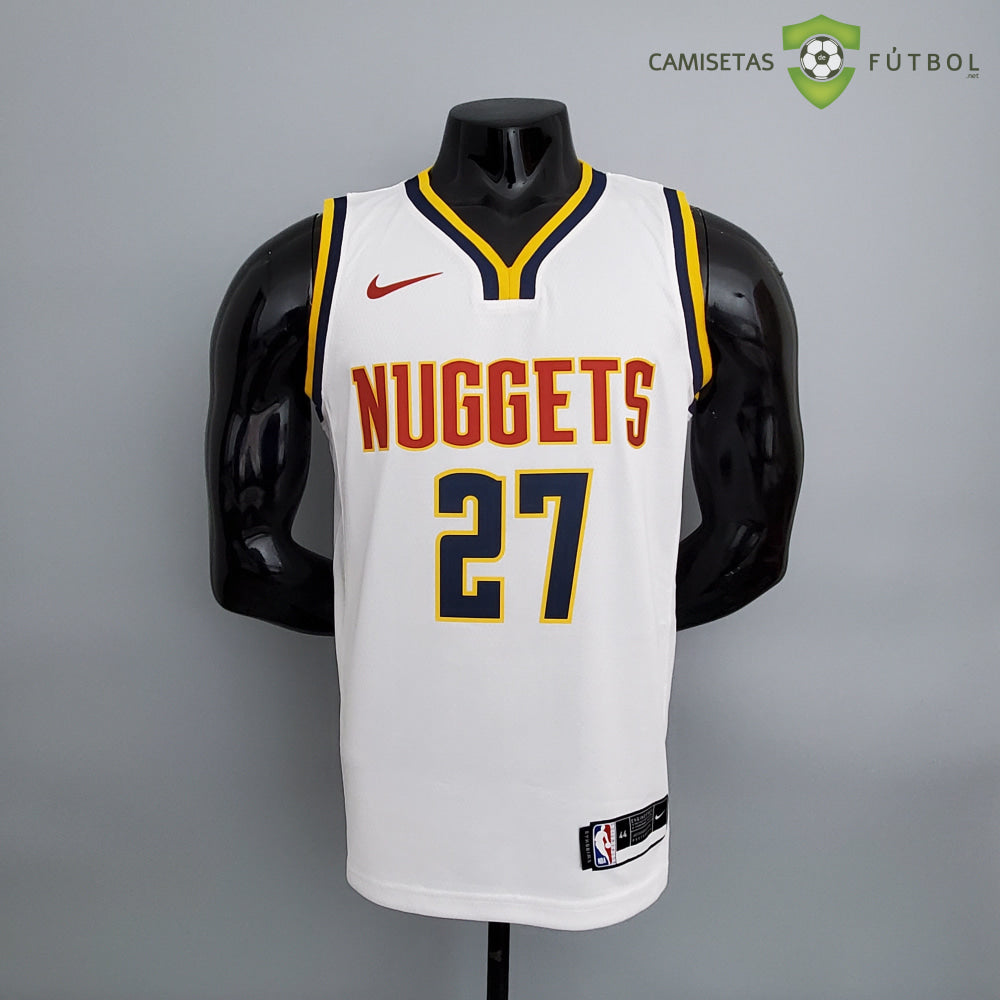 Camiseta Denver Nuggets 21-22 - Jamal Murray 27 Blanco Nba