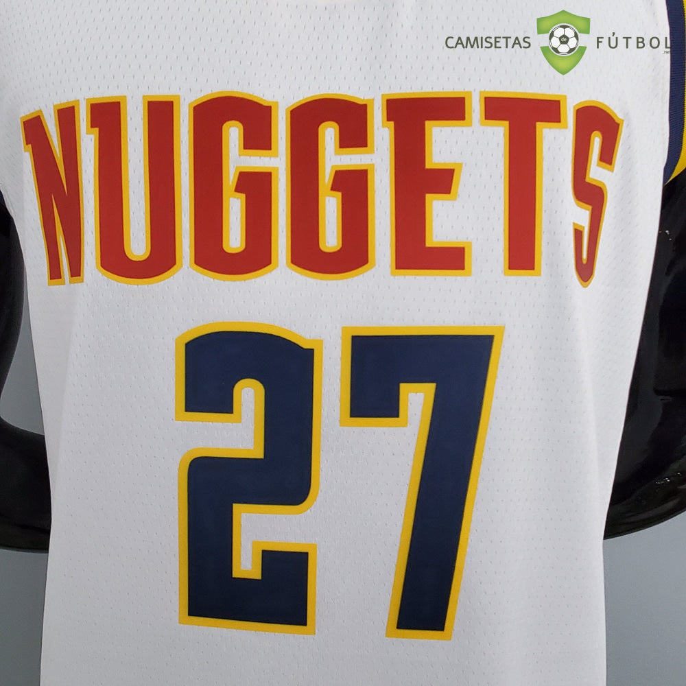Camiseta Denver Nuggets 21-22 - Jamal Murray 27 Blanco Nba