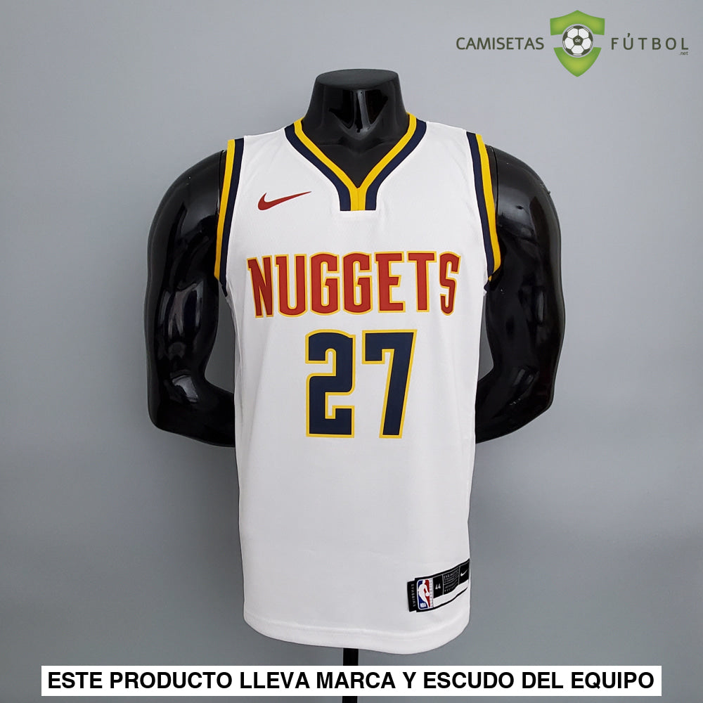 Camiseta Denver Nuggets 21-22 - Jamal Murray 27 Blanco Nba