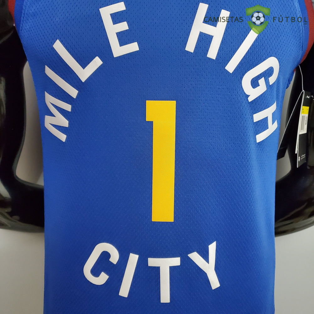 Camiseta Denver Nuggets 21-22 - Michael Porter Jr. 1 Azul Nba