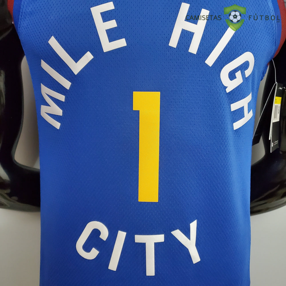 Camiseta Denver Nuggets 21-22 - Michael Porter Jr. 1 Azul Nba
