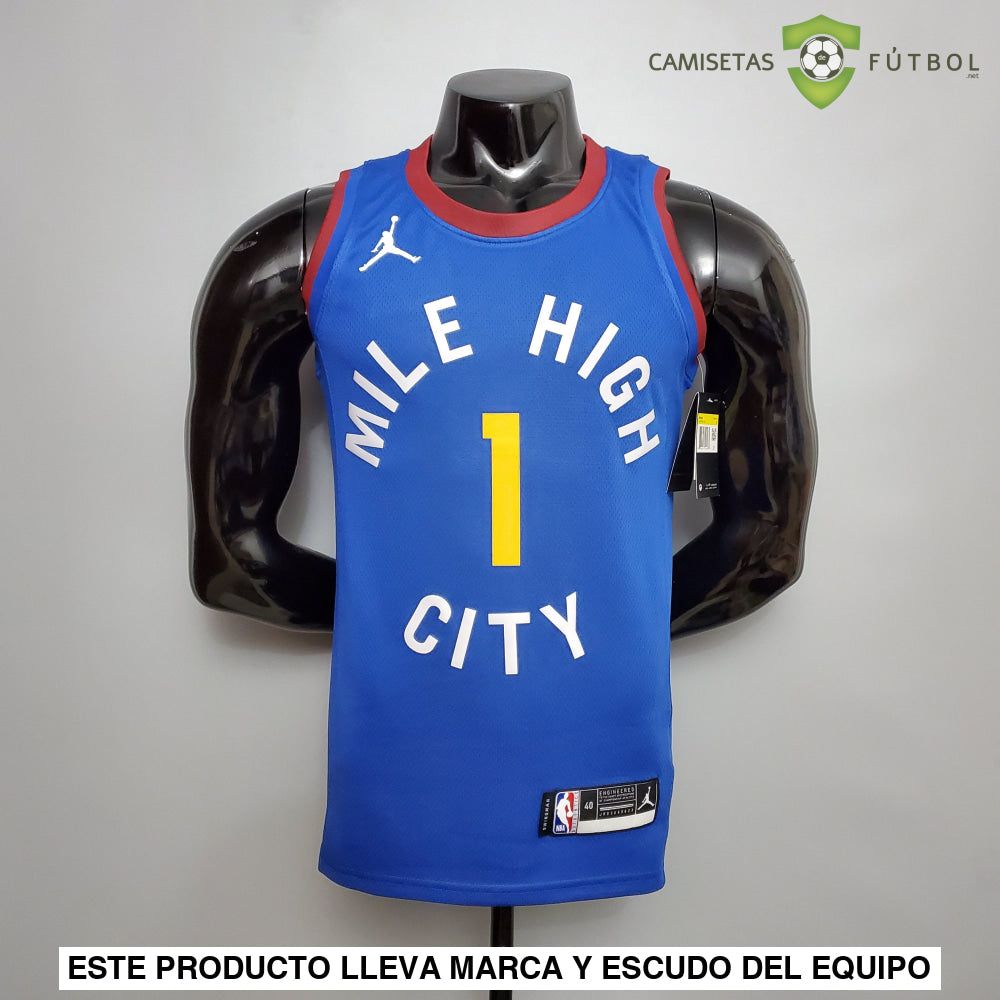 Camiseta Denver Nuggets 21-22 - Michael Porter Jr. 1 Azul Nba