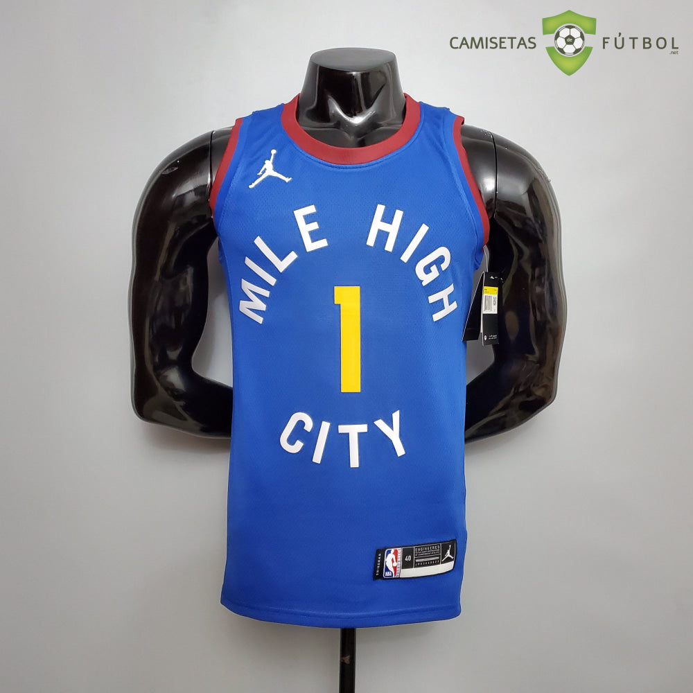 Camiseta Denver Nuggets 21-22 - Michael Porter Jr. 1 Azul Nba