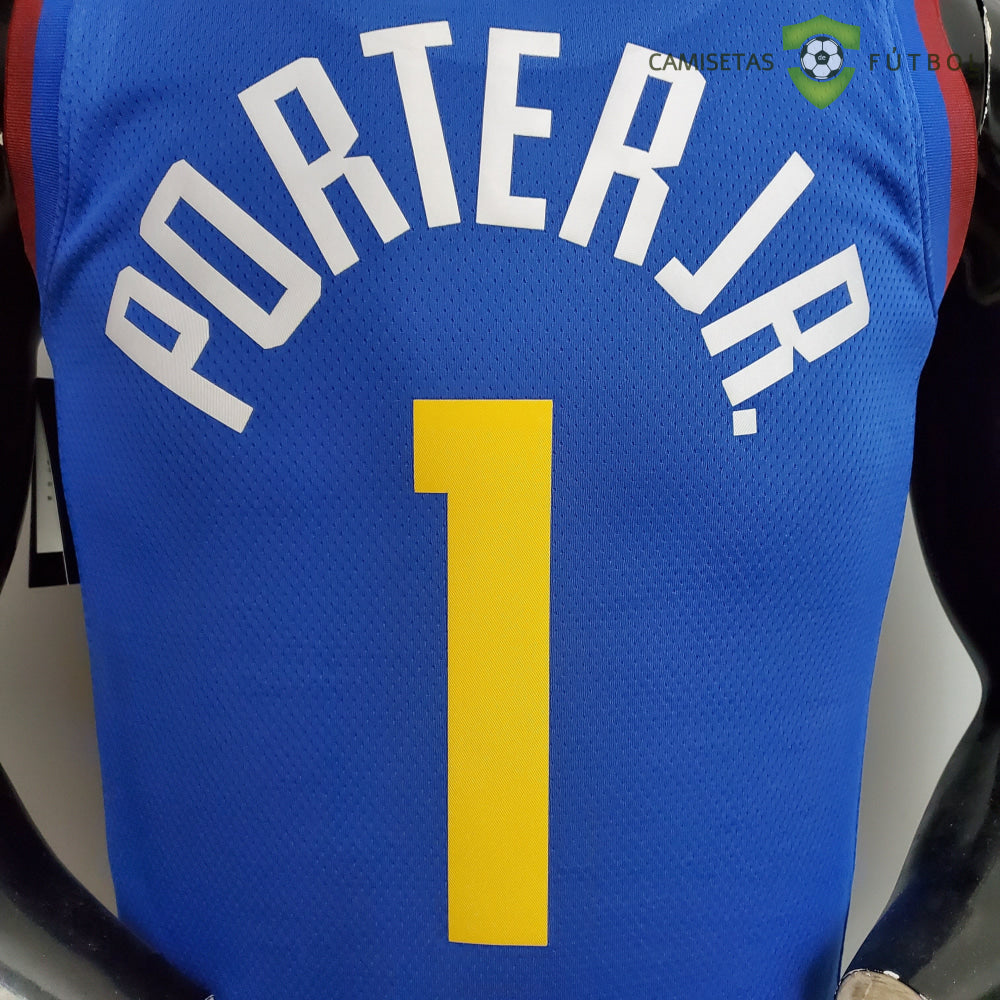 Camiseta Denver Nuggets 21-22 - Michael Porter Jr. 1 Azul Nba