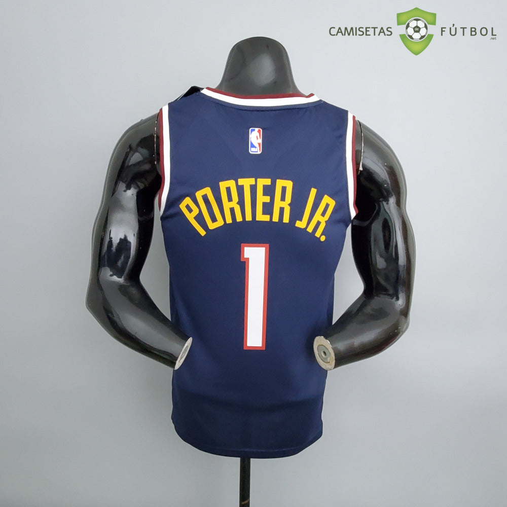 Camiseta Denver Nuggets 21-22 - Michael Porter Jr. 1 Azul Marino Nba