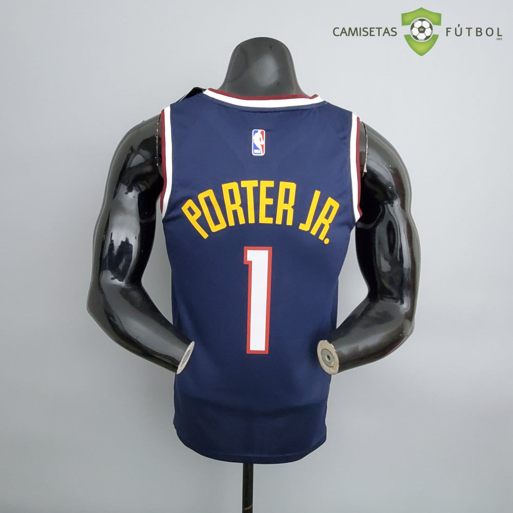 Camiseta Denver Nuggets 21-22 - Michael Porter Jr. 1 Azul Marino Nba