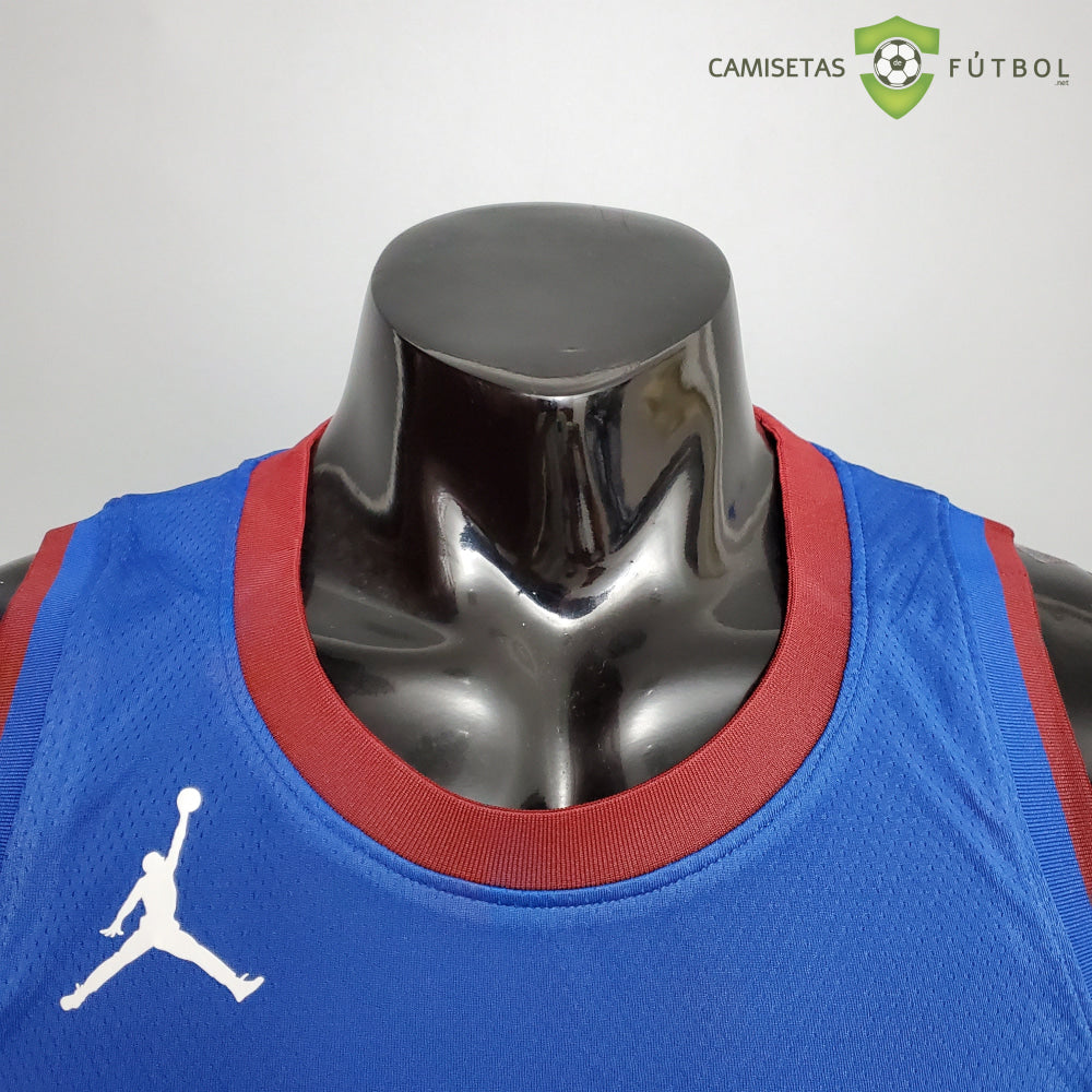 Camiseta Denver Nuggets 21-22 - Nikola Jokic 15 Azul Nba