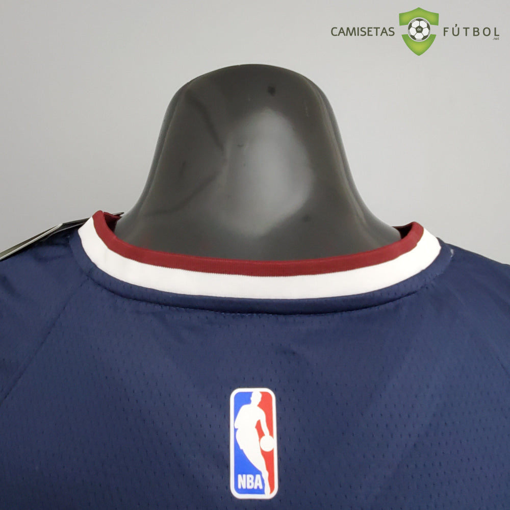 Camiseta Denver Nuggets 21-22 - Nikola Jokic 15 Azul Marino Nba