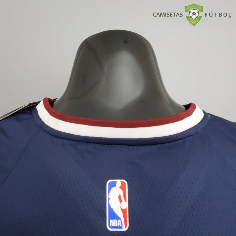Camiseta Denver Nuggets 21-22 - Nikola Jokic 15 Azul Marino Nba
