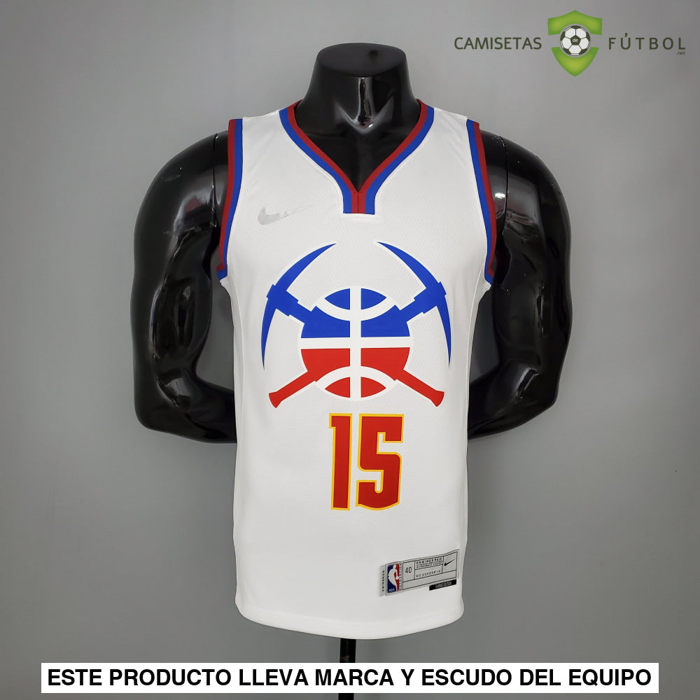 Camiseta Denver Nuggets 21-22 - Nikola Jokic 15 Earned Edition Nba