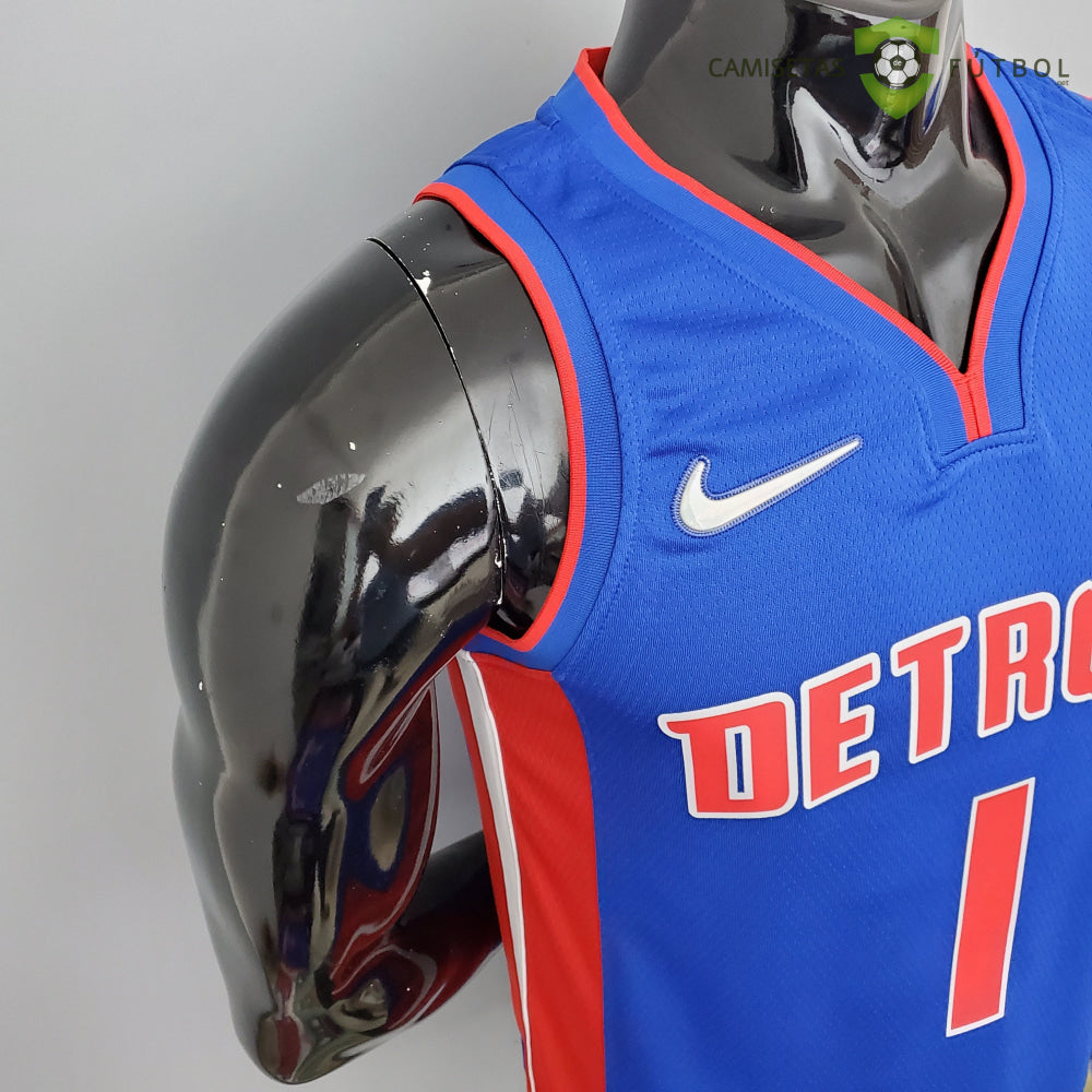 Camiseta Detroit Pistons 21-22 - Allen Iverson 1 Azul Nba