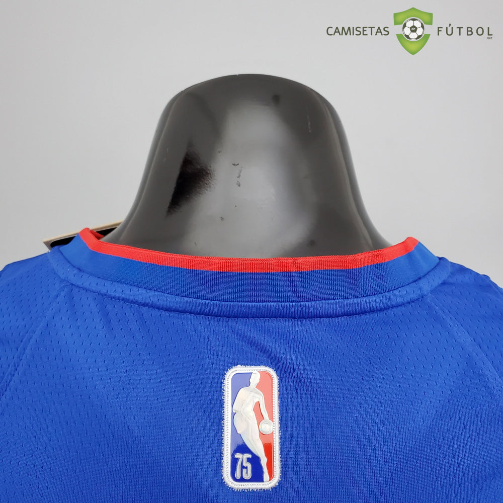 Camiseta Detroit Pistons 21-22 - Allen Iverson 1 Azul Nba