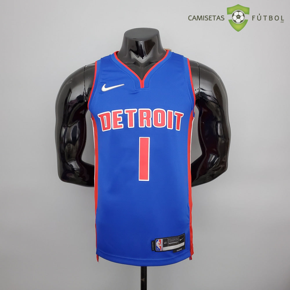 Camiseta Detroit Pistons 21-22 - Allen Iverson 1 Azul Nba
