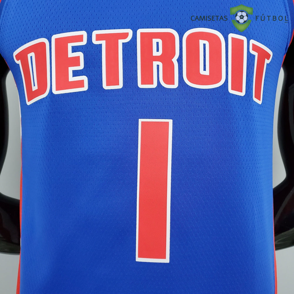 Camiseta Detroit Pistons 21-22 - Allen Iverson 1 Azul Nba