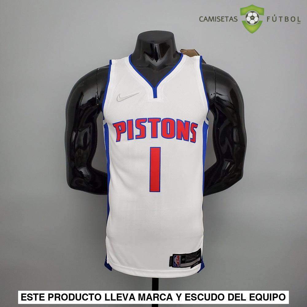 Camiseta Detroit Pistons 21-22 - Allen Iverson 1 Blanco Nba