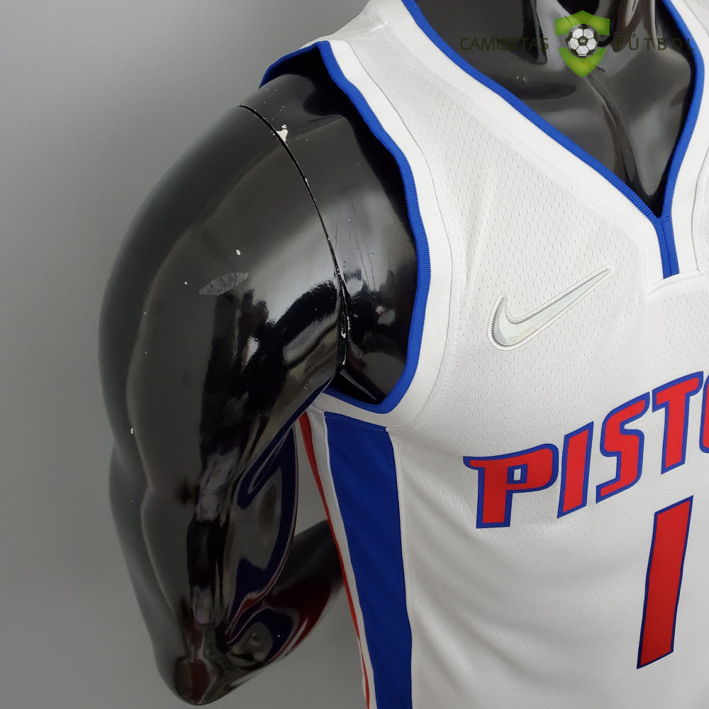 Camiseta Detroit Pistons 21-22 - Allen Iverson 1 Blanco Nba