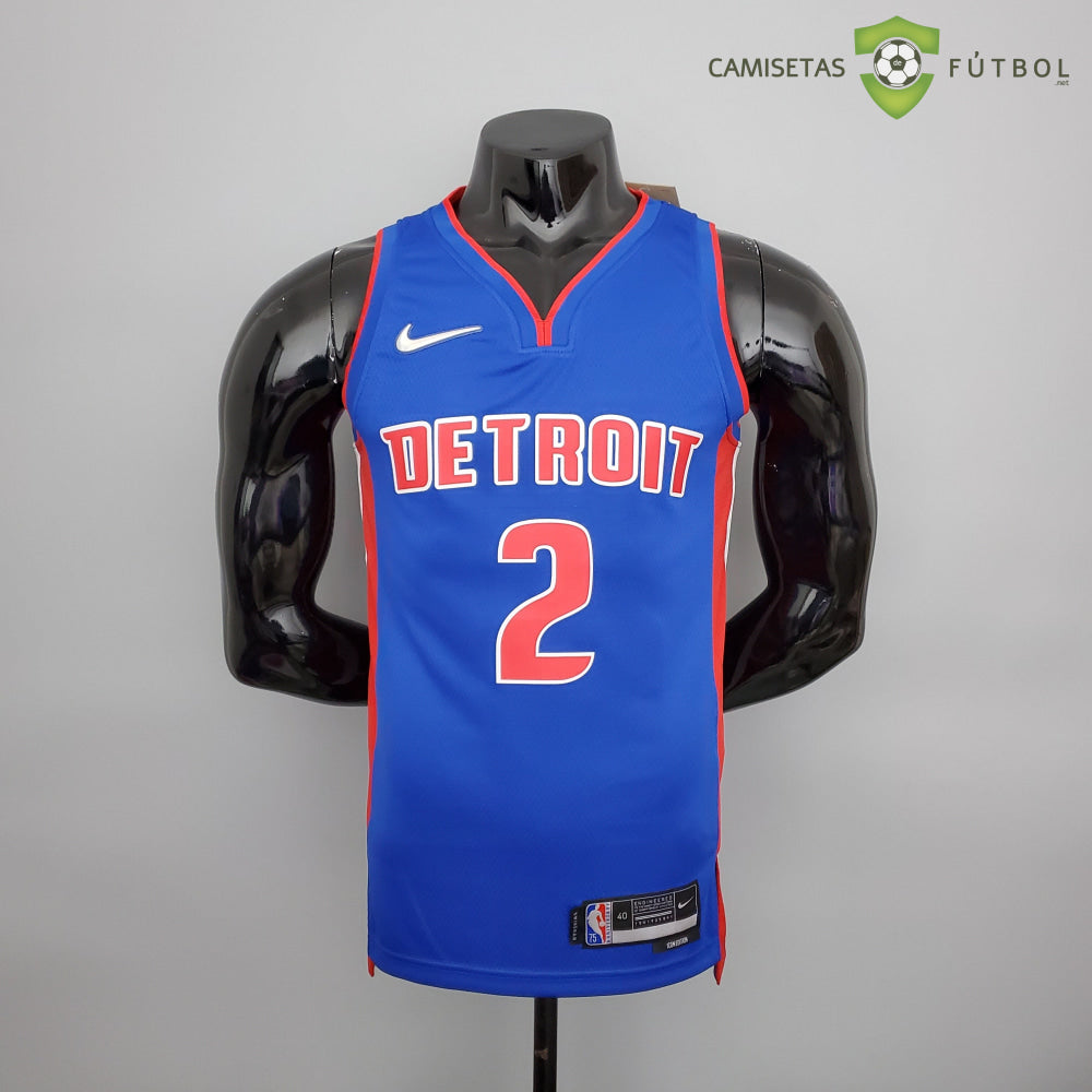 Camiseta Detroit Pistons 21-22 - Cade Cunningham 2 Azul Nba
