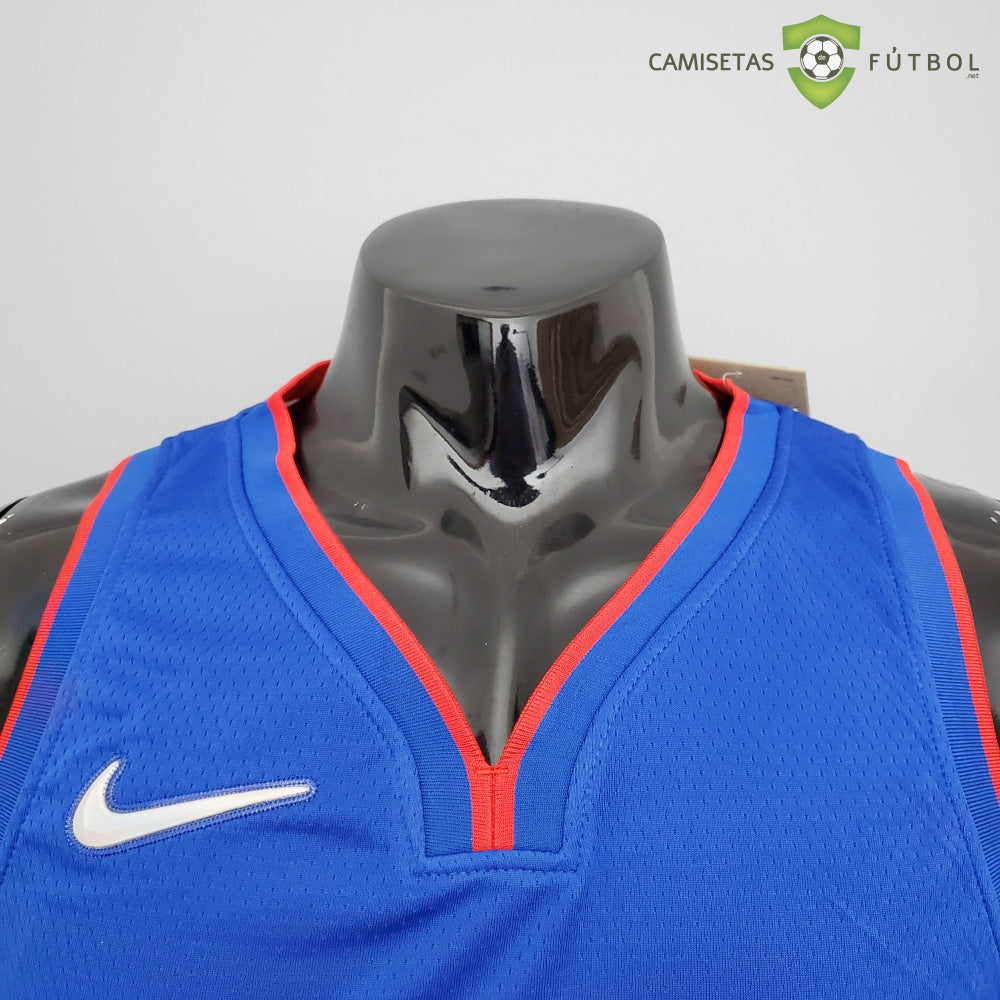 Camiseta Detroit Pistons 21-22 - Cade Cunningham 2 Azul Nba