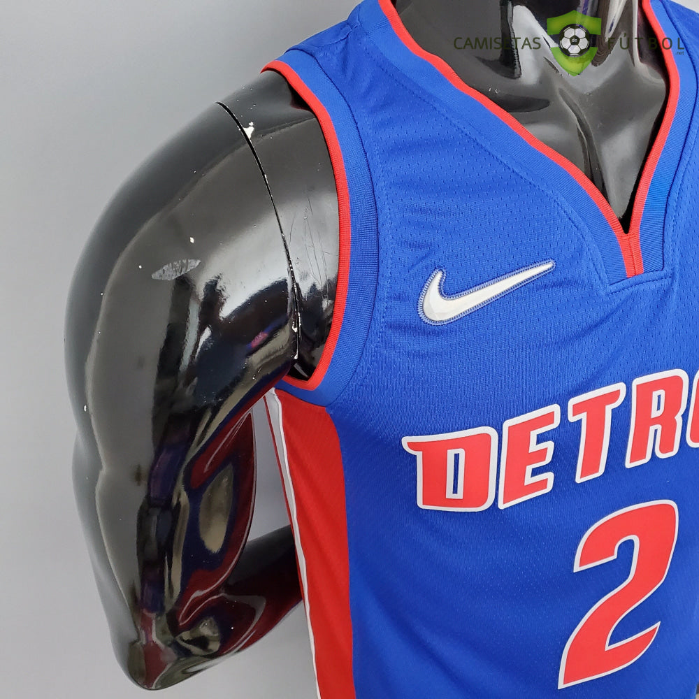 Camiseta Detroit Pistons 21-22 - Cade Cunningham 2 Azul Nba