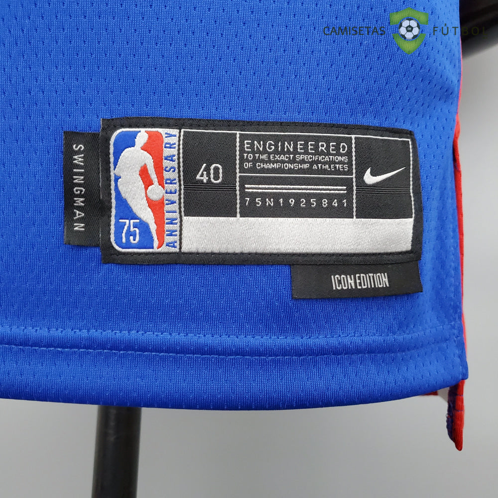 Camiseta Detroit Pistons 21-22 - Cade Cunningham 2 Azul Nba