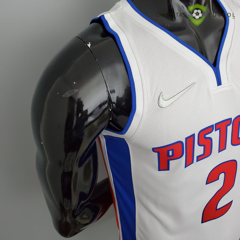 Camiseta Detroit Pistons 21-22 - Cade Cunningham 2 Blanco Nba