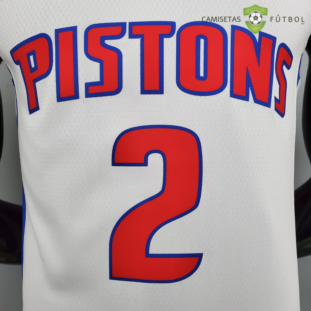 Camiseta Detroit Pistons 21-22 - Cade Cunningham 2 Blanco Nba