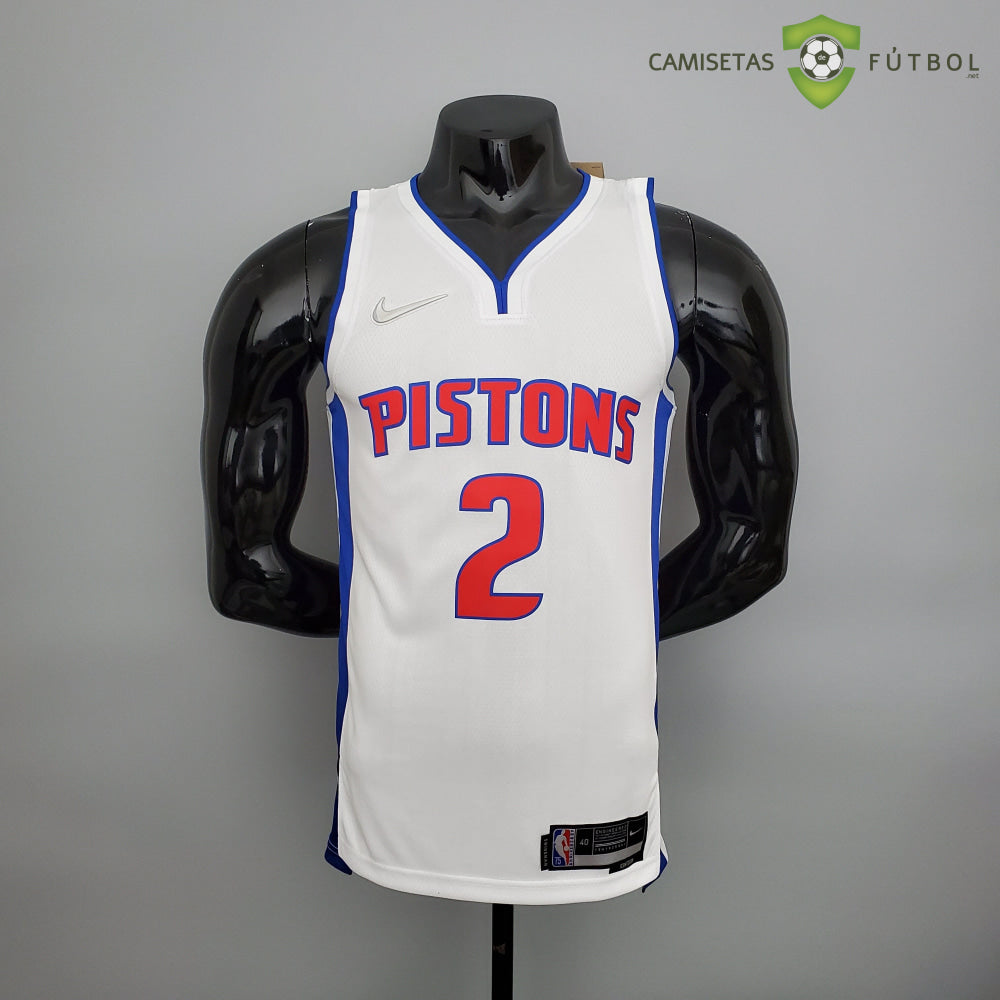 Camiseta Detroit Pistons 21-22 - Cade Cunningham 2 Blanco Nba