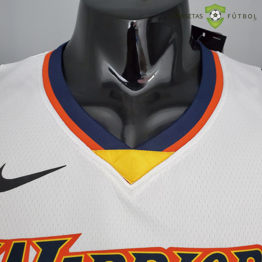 Camiseta Golden State Warriors 18-19 - Stephen Curry 30 Blanco Nba