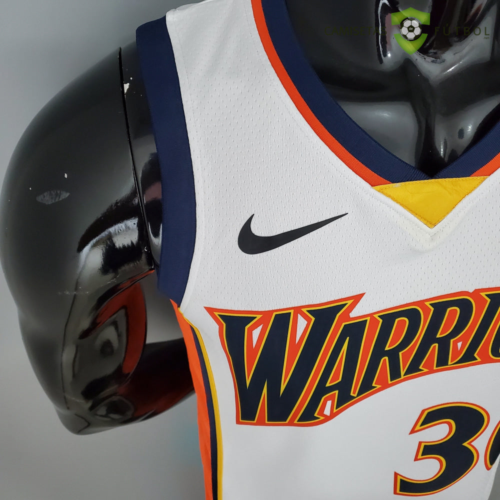 Camiseta Golden State Warriors 18-19 - Stephen Curry 30 Blanco Nba