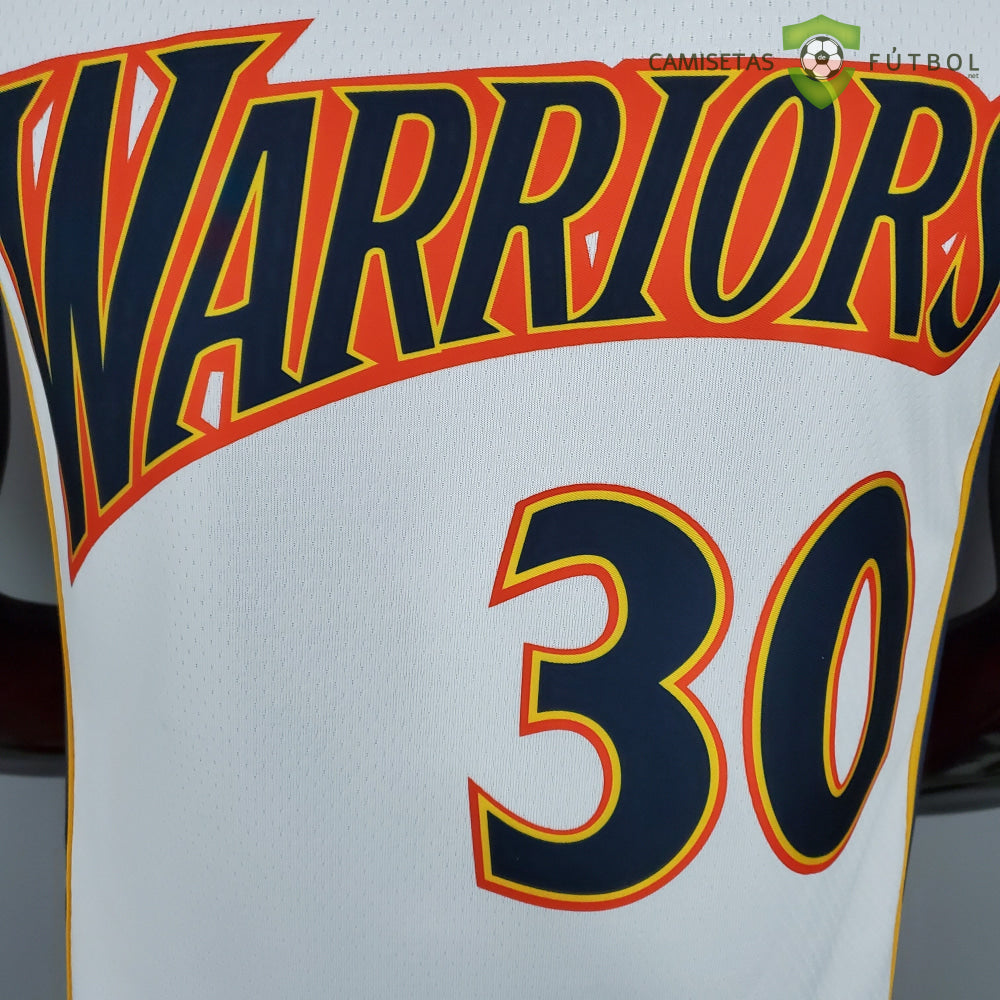 Camiseta Golden State Warriors 18-19 - Stephen Curry 30 Blanco Nba